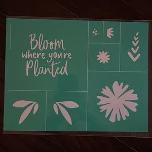 Brand New Chalk Couture Bloom Transfer